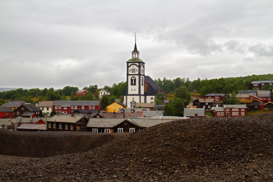 Mining town in Norway