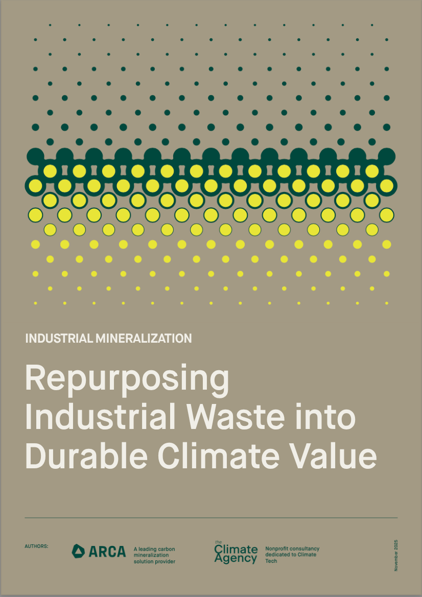 Repurposing Industrial Waste into Durable Climate Value