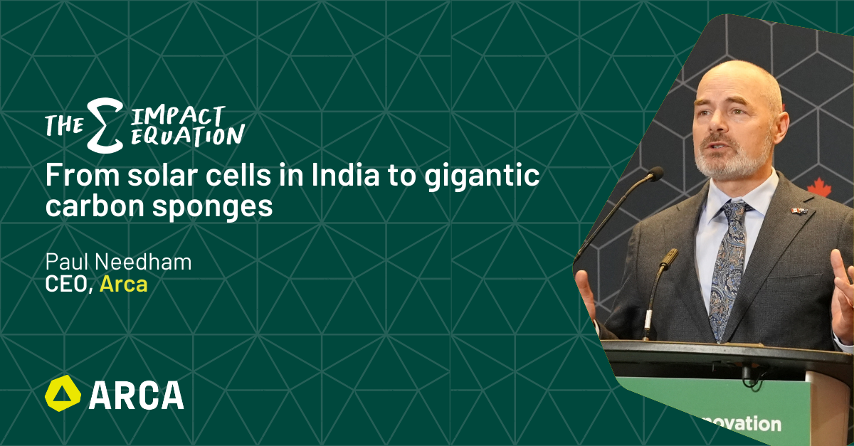 Impact Equation Podcast: From solar cells in India to gigantic carbon sponges