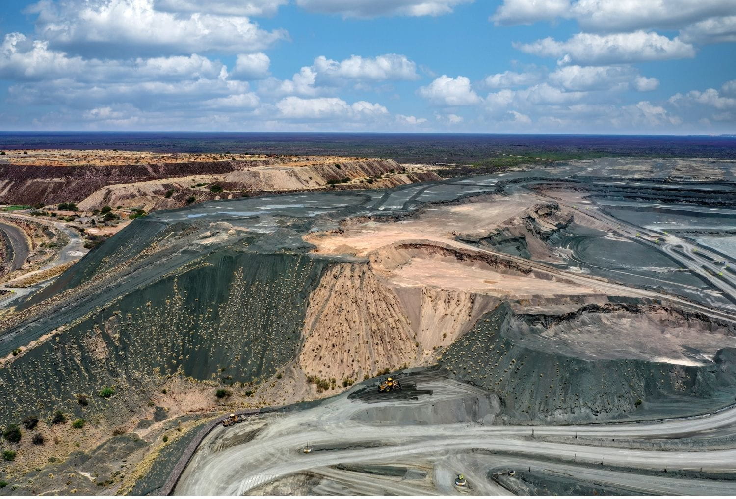 Kimberlite mine tailings